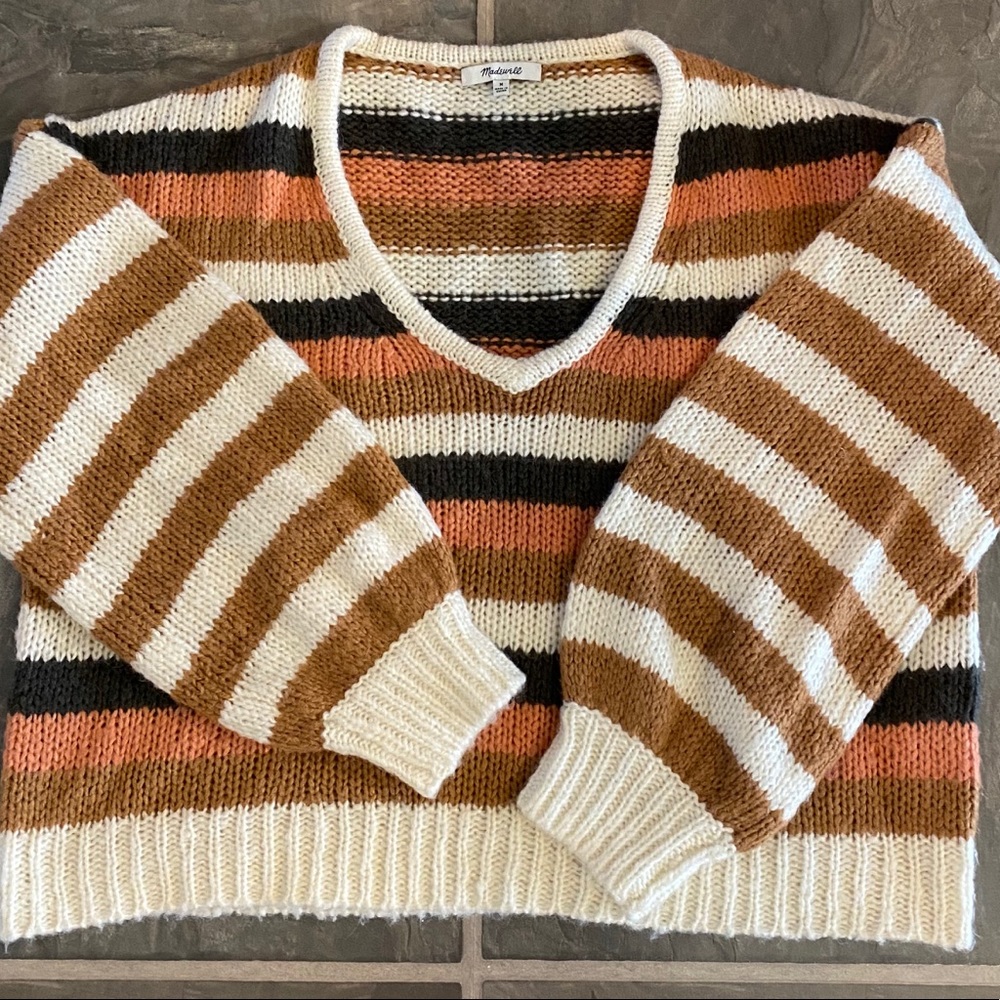 Beautiful striped madewell sweater